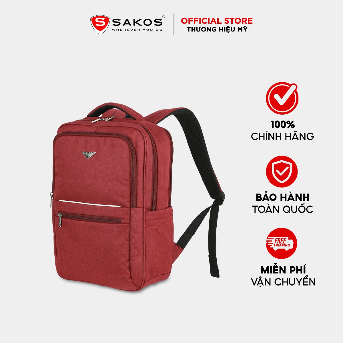  Balo laptop 15.6 inch STARGO ESTANDA balo laptop bền bỉ ngăn chia hợp lý chuẩn mọi nhu cầu 