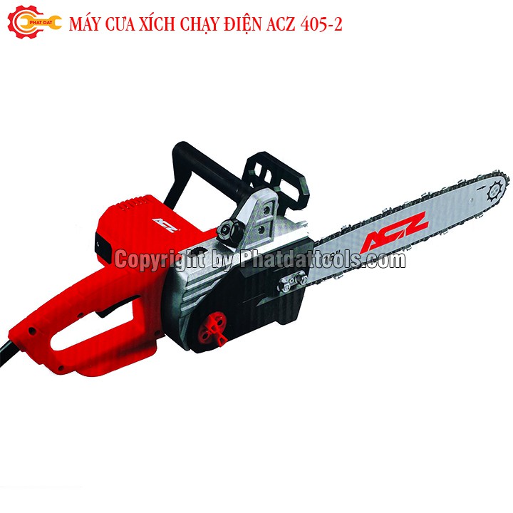 Máy cưa xích điện acz 405-2 công suất 1000w đầy đủ phụ kiện