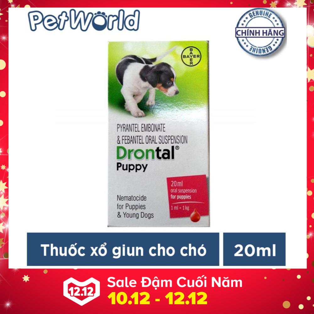 Thuốc xổ giun cho chó con Bayer For Puppies