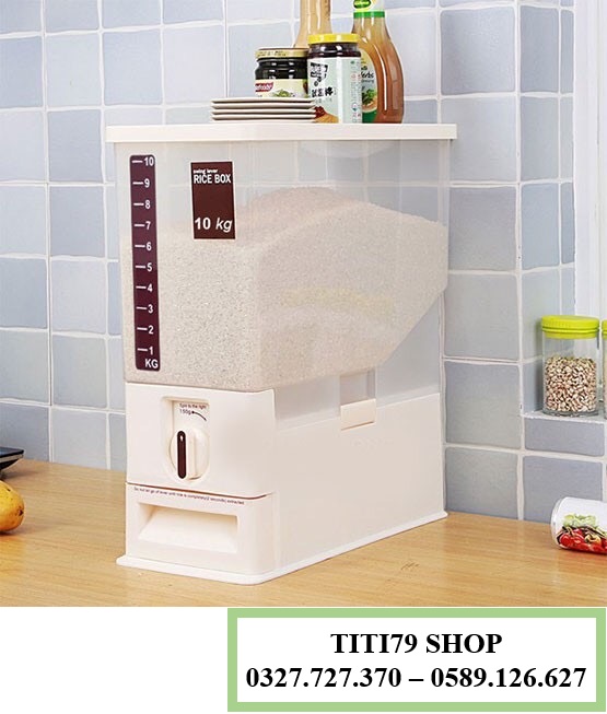 Thùng Đựng Gạo 10kg Thông Minh Xuất Khẩu Tashuan