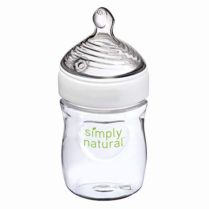 Bình sữa Nuk Simply Natural núm ti mô phỏng ti mẹ 150ml