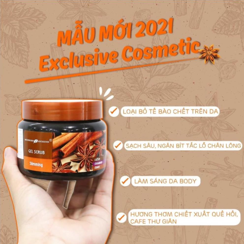 [HÀNG HOT] Tẩy Tế Bào Chết Toàn Thân Chiết Xuất Quế Hồi & Cafe Exclusive Belarus 380g