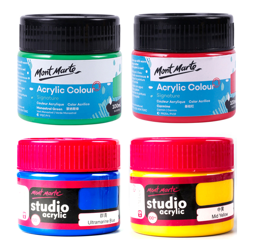 Màu 3D Acrylic 100ml vẽ vải áo giày gốm sứ đa năng mọi chất liệu nhập khẩu Australia