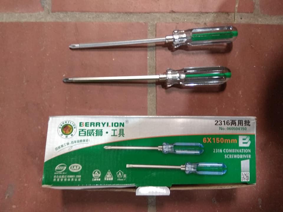 12 chiếc tô vít 2 đầu 6x150mm Berrylion