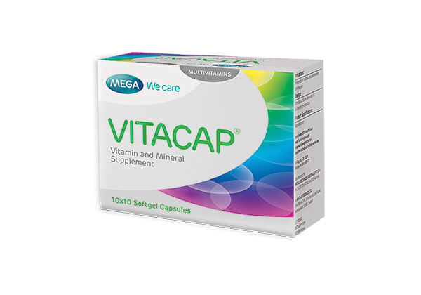 HCMViên Uống Bổ Sung Vitamin Và Khoáng Chất Vitacap Mega We Care 50 Viên