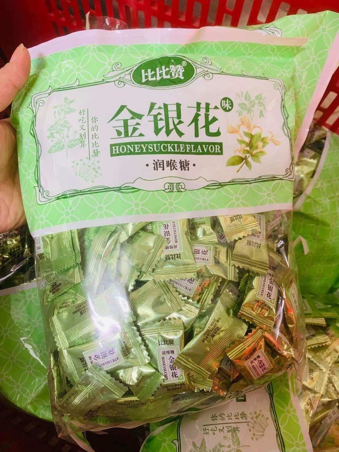 500g kẹo kim ngân thanh mát cổ họng
