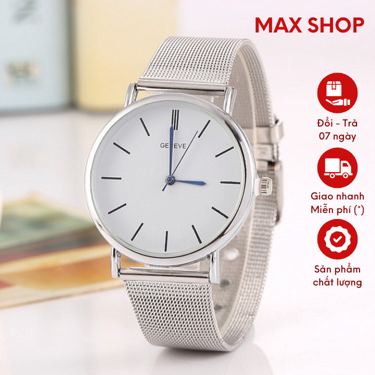 Đồng Hồ Nam Geneve Dây Nhuyễn Sang Trọng Dễ Dàng Sử Dụng Phù Hợp Với Tất Cả Nam Giới