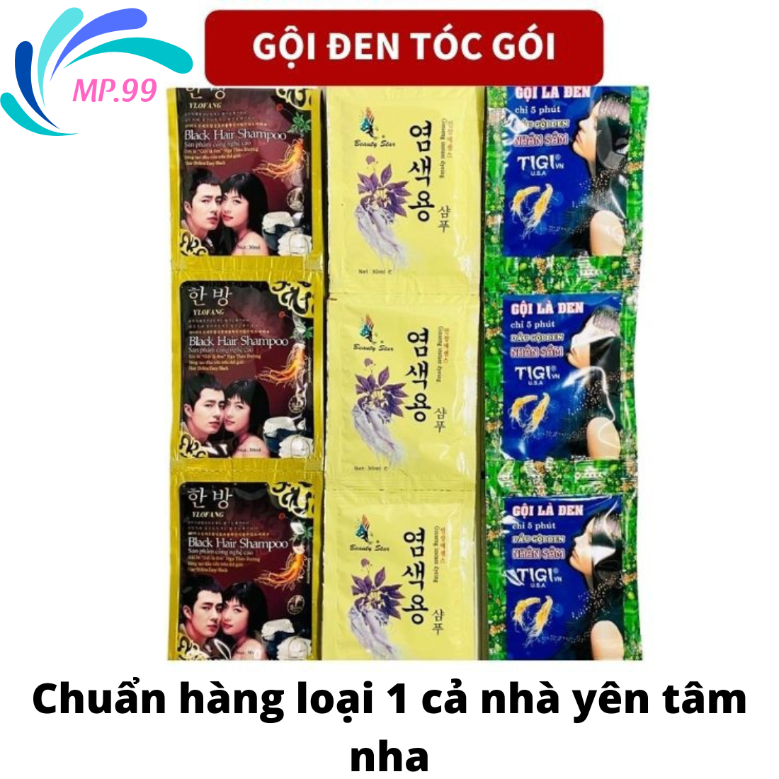 Dầu gội đen tóc tigi nhân sâm đen tóc chỉ bằng cách gội an toàn, dễ sử dụng, hiệu quả cao