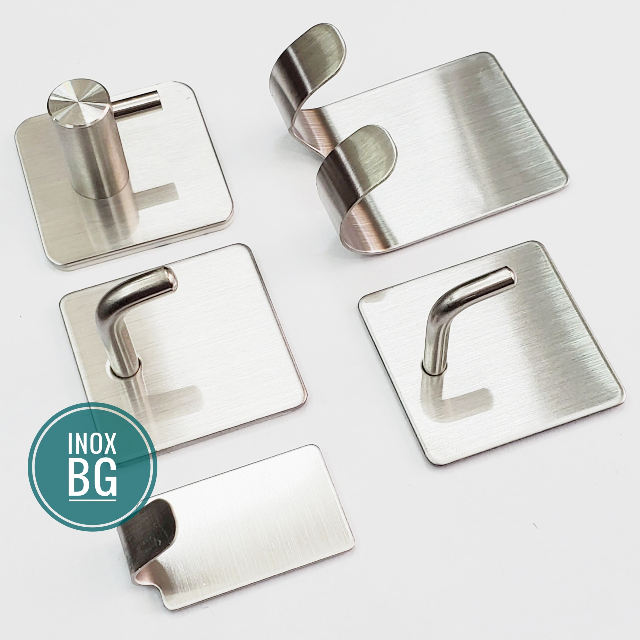 Móc treo đồ inox 304 siêu dính dán tường gạch, men, kính