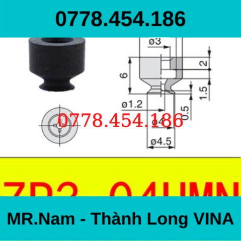 [Giá Gốc]  cốc hút chân không ZP3-04UM/ZP3-06UM/ZP3-08UM/ZP3-10UM/ZP3-13UM/ZP3-16UM