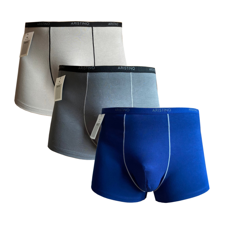 [Combo 3 chiếc ] Quần lót đùi nam Aristino ABX-1608 cao cấp kháng khuẩn khử mùi hôi, thấm hút, co giãn cực tốt