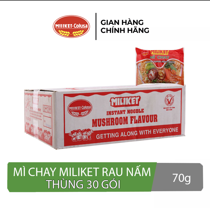 Mì chay Miliket loại 70g