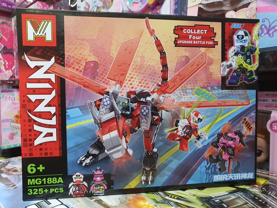 MG188A - Xếp hình lắp ghép lê gô NINJA Rồng