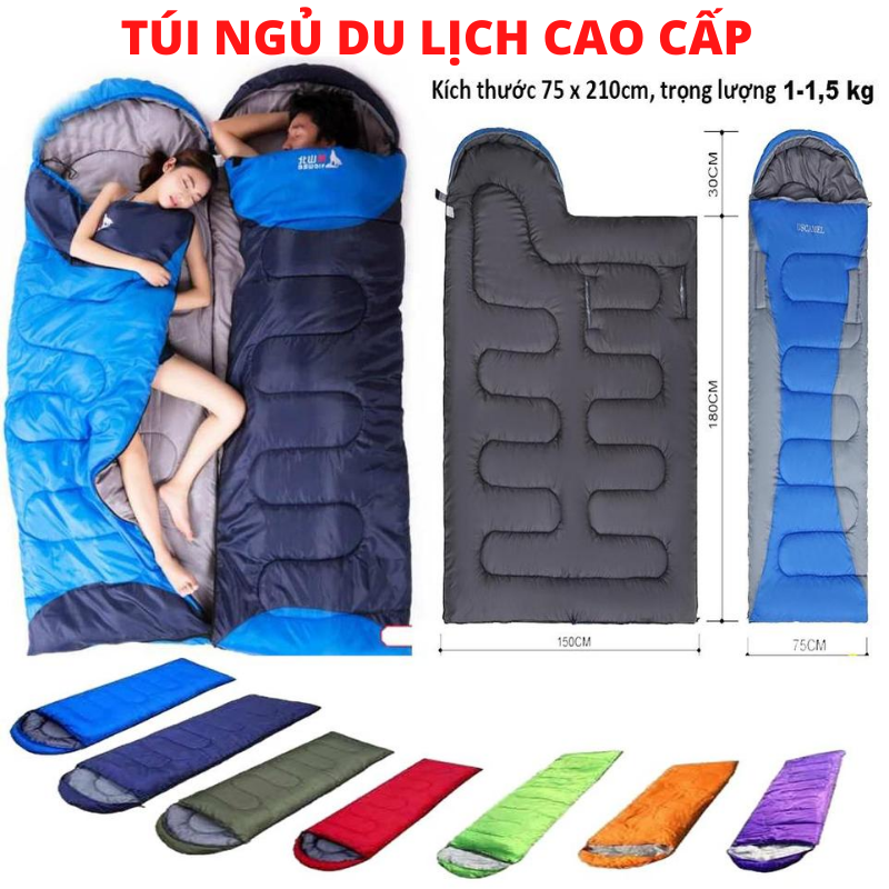 Túi ngủ tiện lợi cao cấp - Túi ngủ du lịch dã ngoại - Túi ngủ văn phòng - Túi ngủ cá nhân thích hợp cho dân văn phòng ngủ trưa, đi phượt, du lịch cắm trại dã ngoại. Bảo hành 1 đổi 1 bởi Tổng Kho 1688