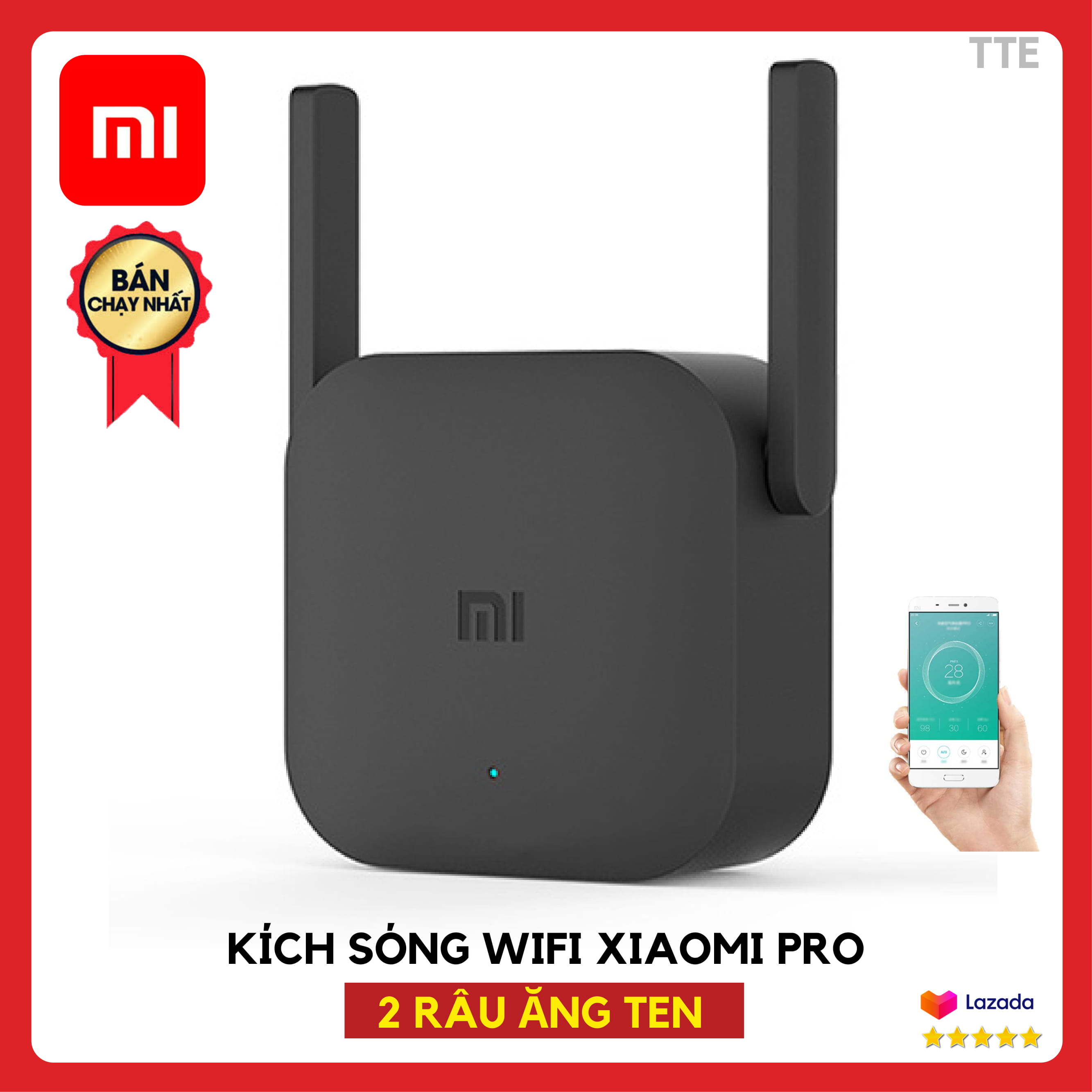 Kích sóng Xiaomi Mi Wifi Repeater Pro phiên bản mới 2017 - thegioicongnghette