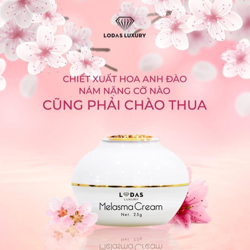 Cao Nám Hoa Hồng Melasma Cream - Lodas Luxury