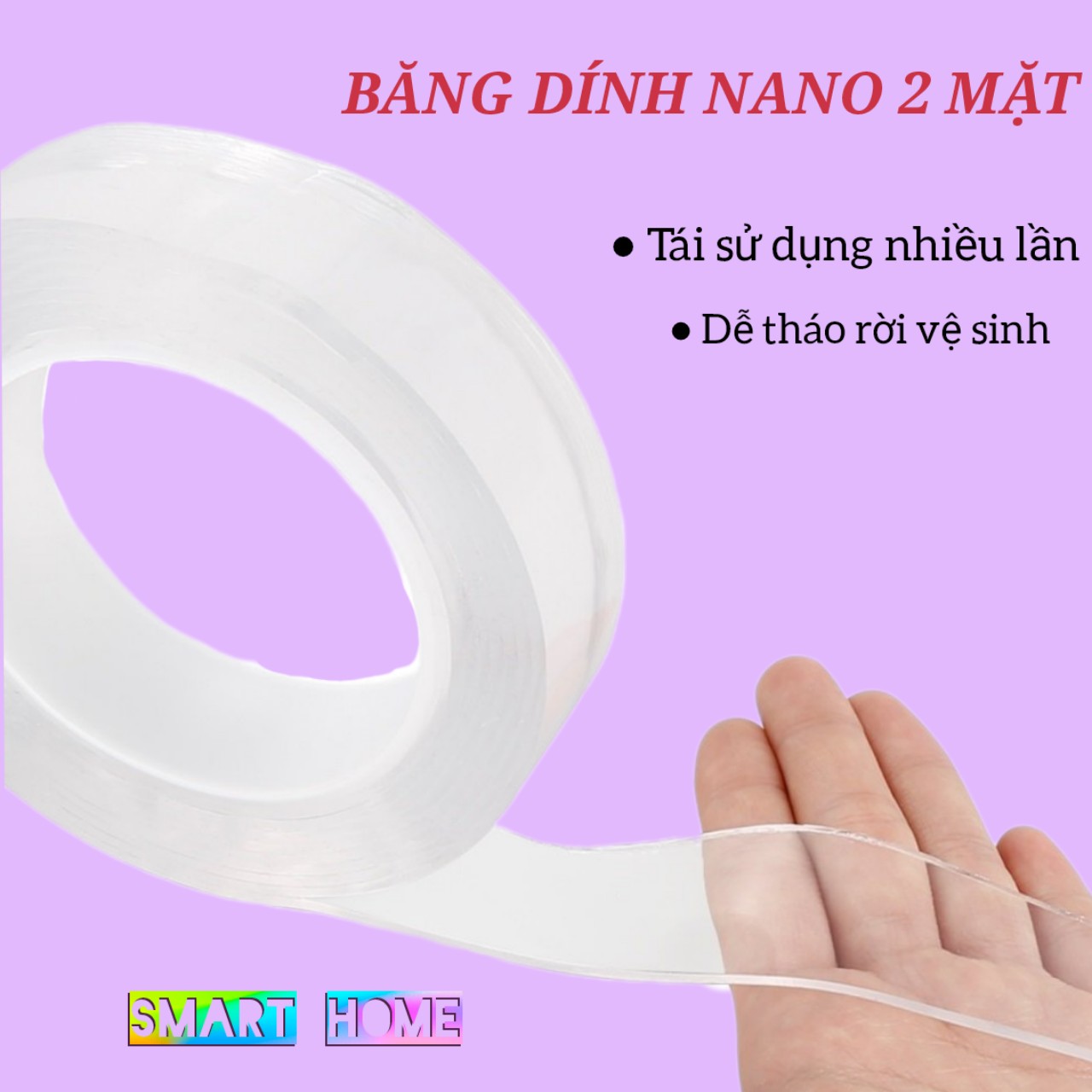 Băng dính 2 mặt siêu chắc