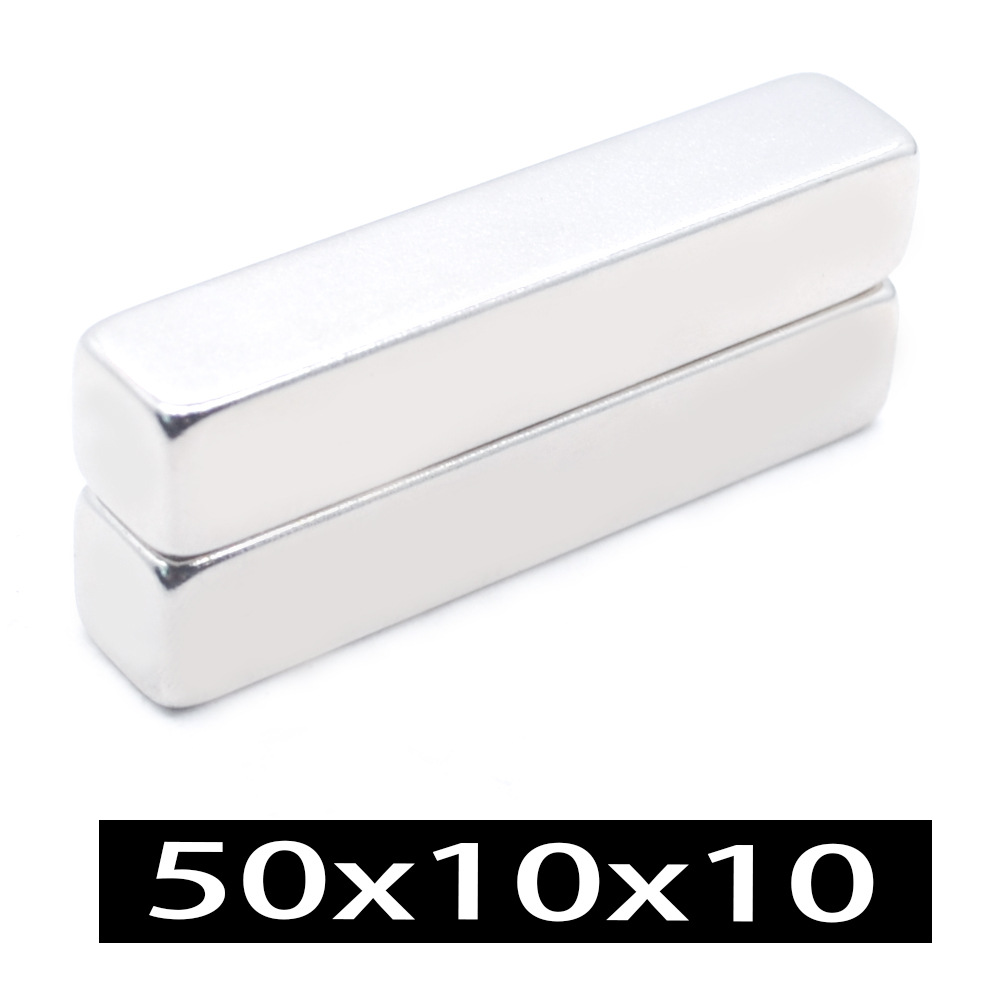 Nam châm hình chữ nhật 50x10x10mm, nam châm siêu mạnh