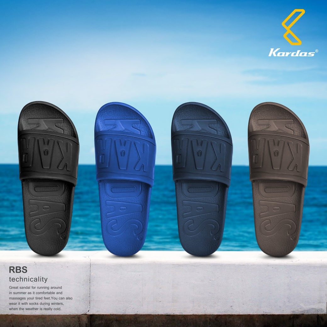 KARDAS - Dép Thái Lan, dép nam quai ngang, đúc liền Kardas - Rubber Soul