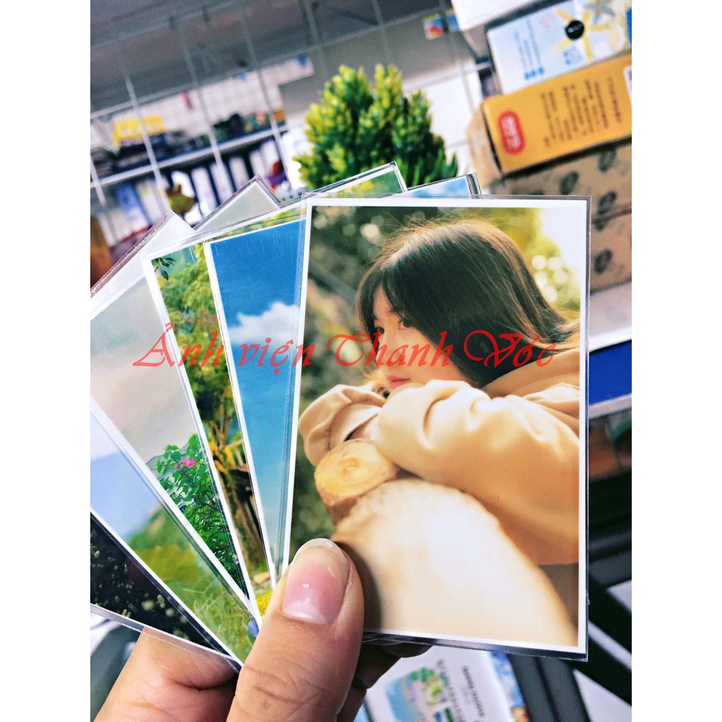 Combo 50 ảnh 6x9 ép plastic tràn viền