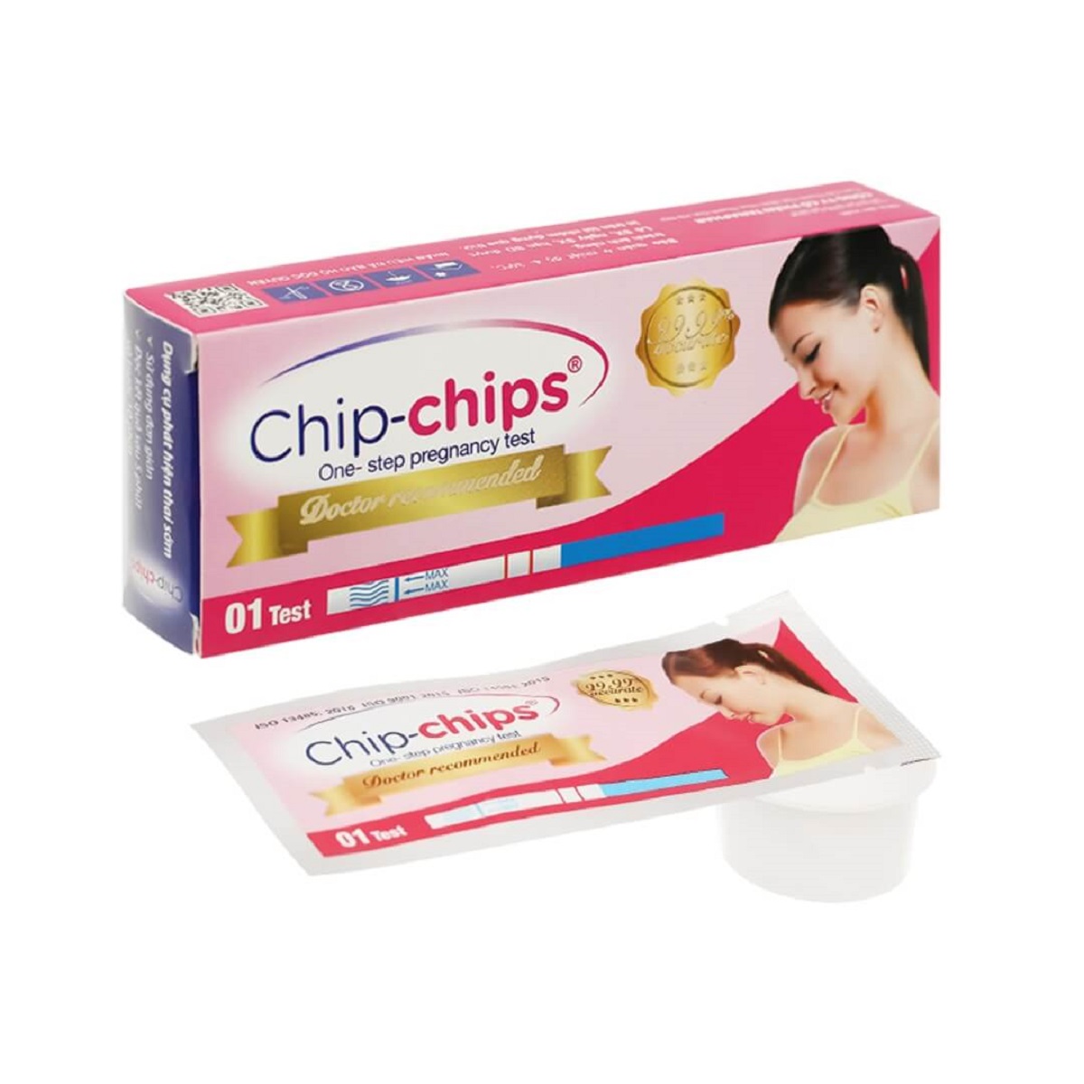 Que thử thai Test Chip-Chips - hộp 1c