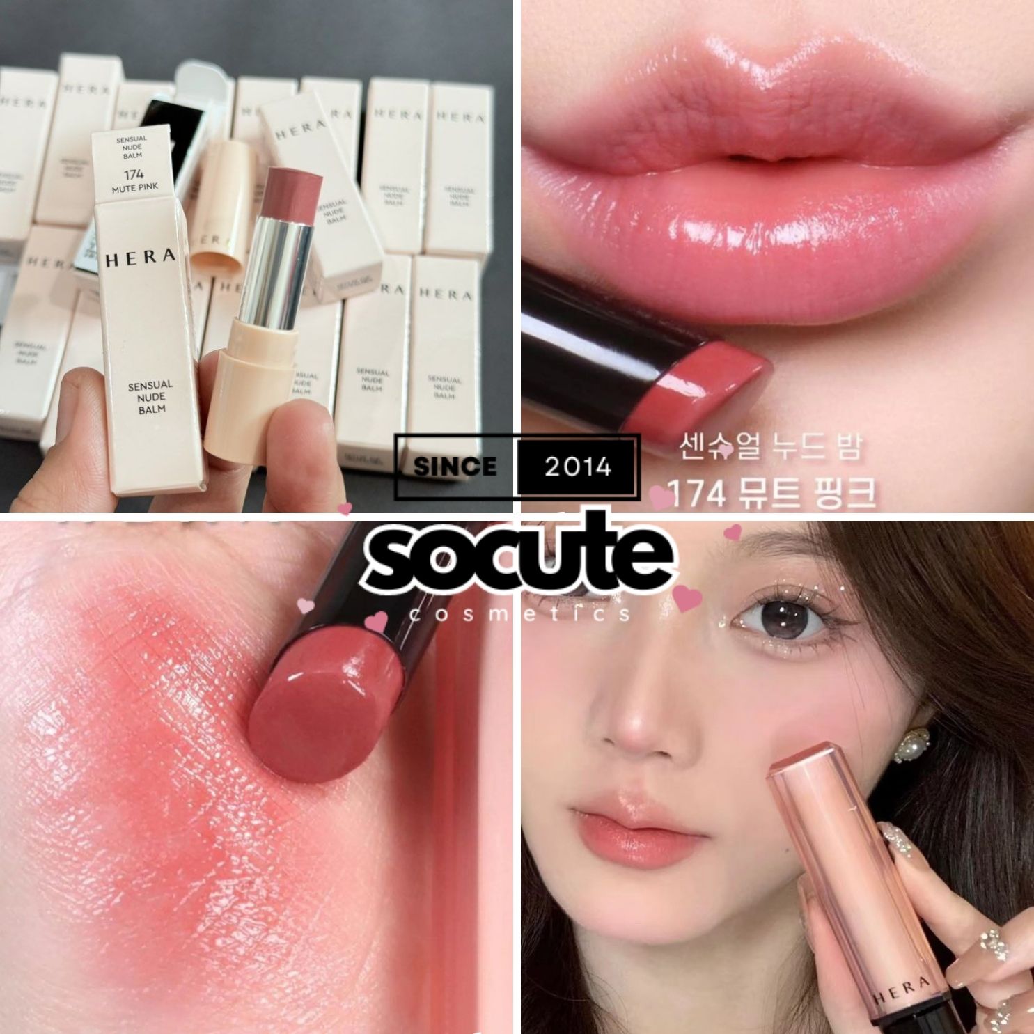 Son Dưỡng Son Hera Sensual Nude Balm 174 Mini