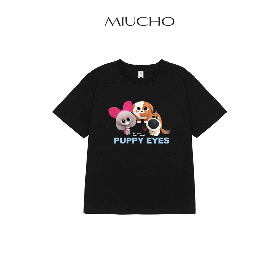  Áo Thun Baby Tee AB078 Miucho Form Ôm Cotton Co Giãn In graphic 