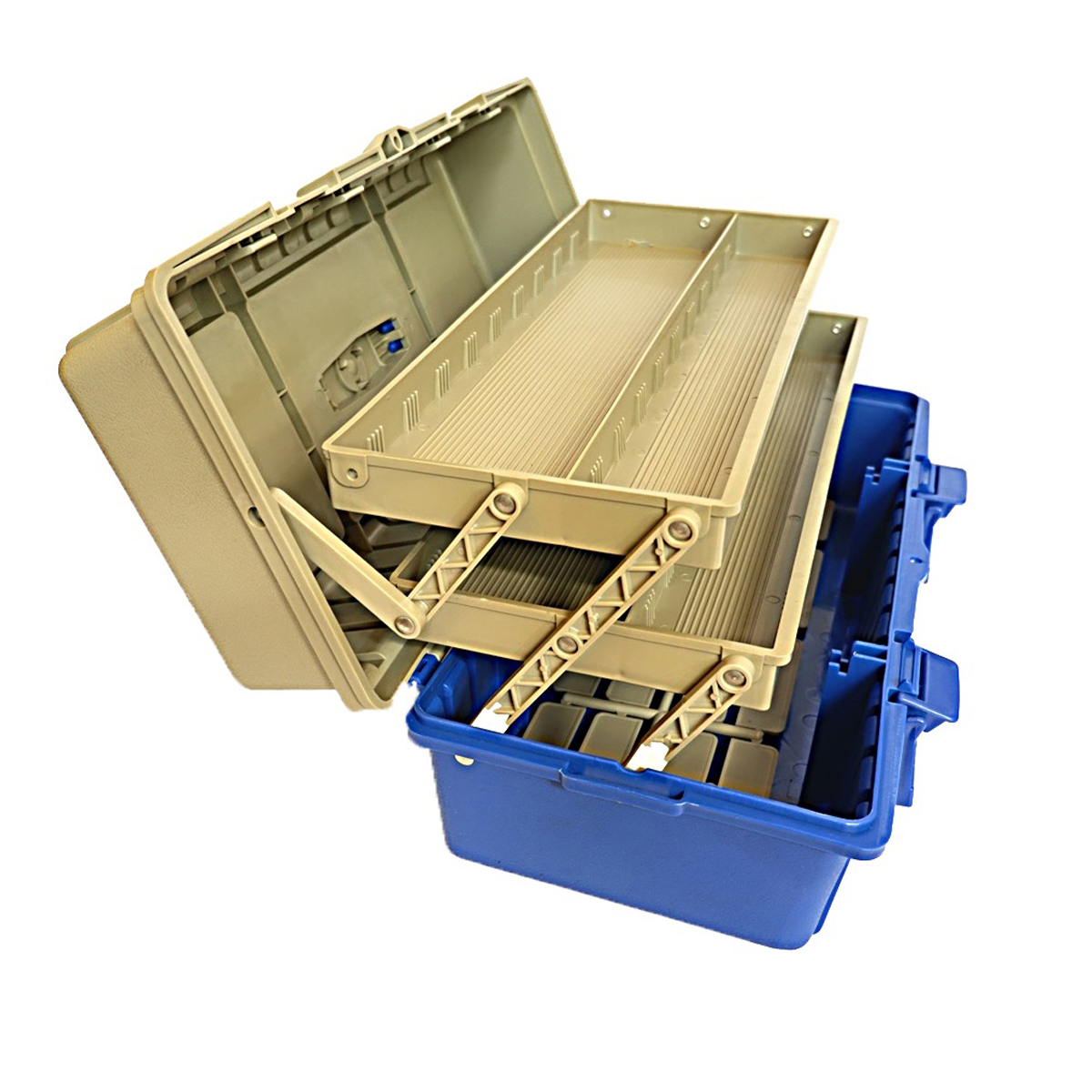 Thùng đồ nghề 2 tầng sếp gọn Buddy K0004 (Đài Loan) -Thùng đồ nghề cơ khí kích thước 42x20x18cm