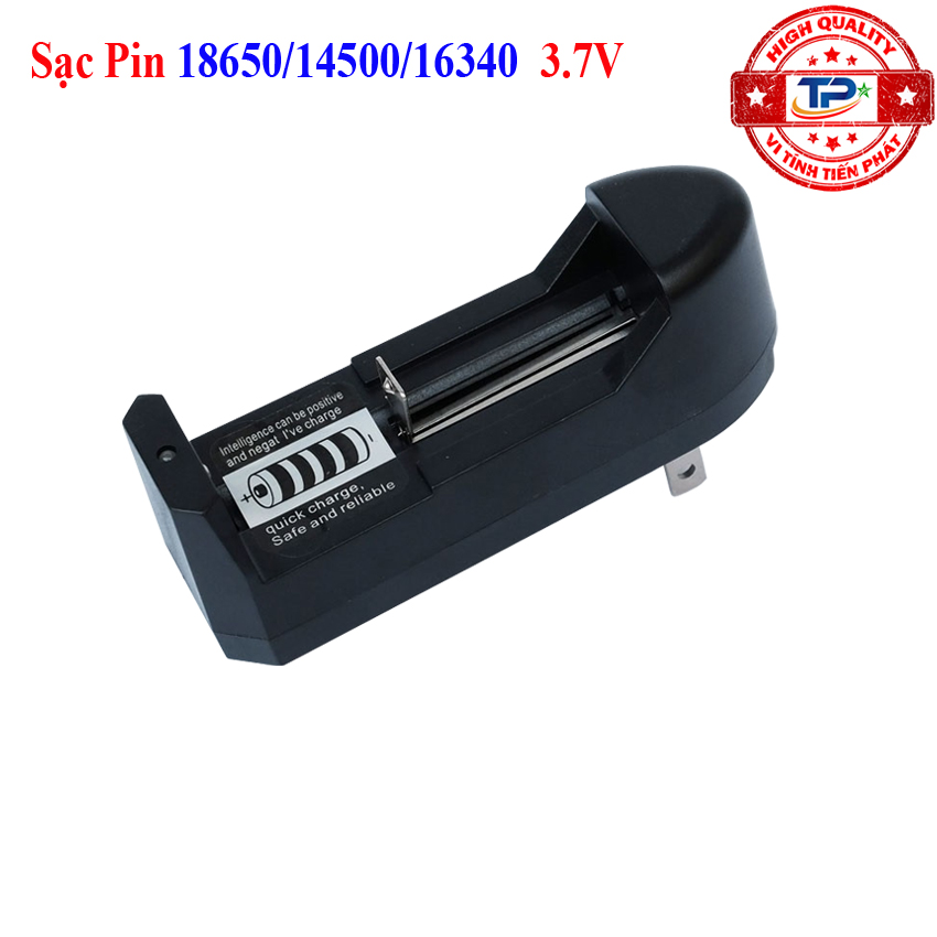 Bộ sạc pin 18650 / 14500 / 16340 / 26650 sạc đa năng pin 3.7V cho quạt sạc, đèn sạc …