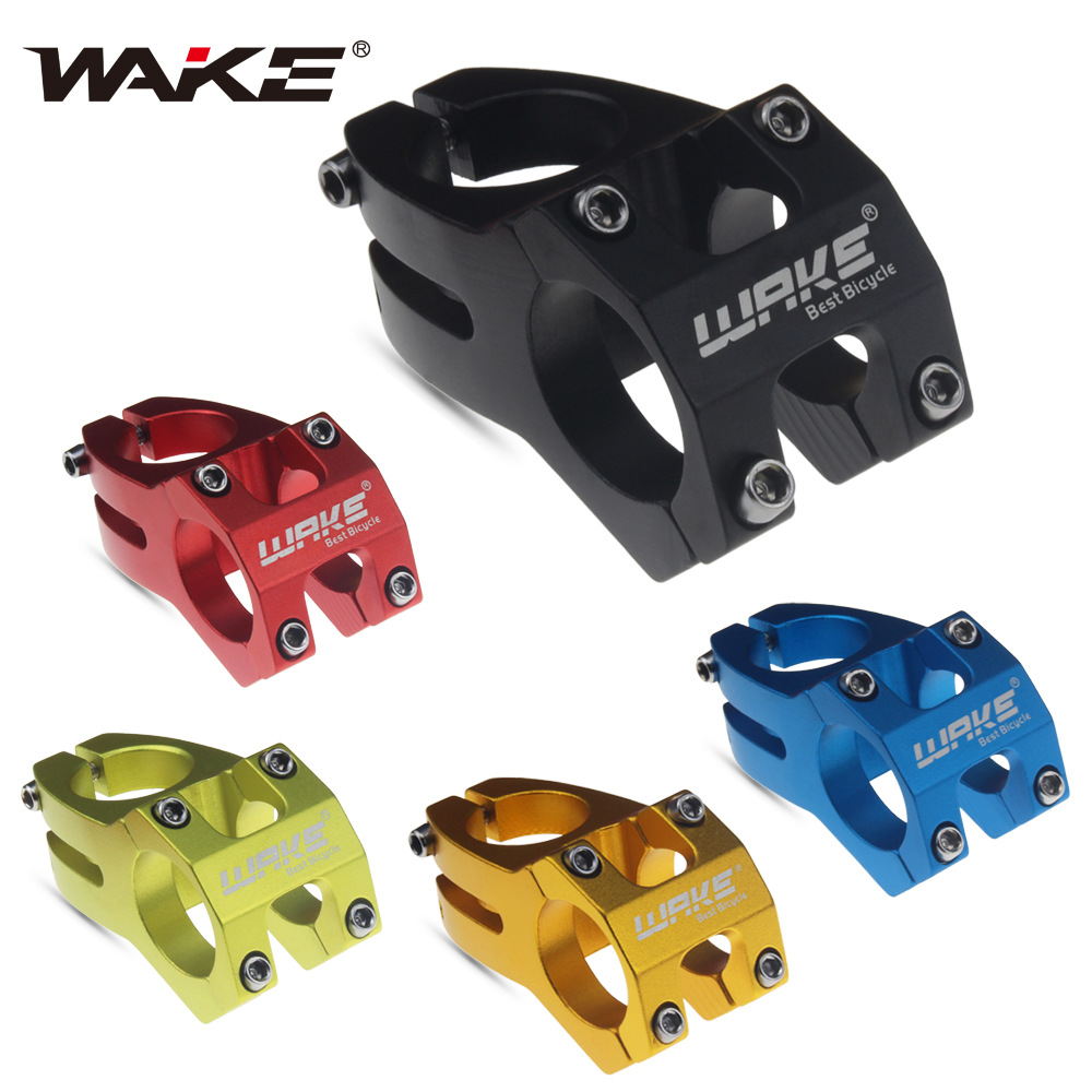 Pô tăng xe đạp thể thao wake - loại ngắn - đường kính tay lái 31.8mm - hợp kim nhôm nhẹ độ bền cao