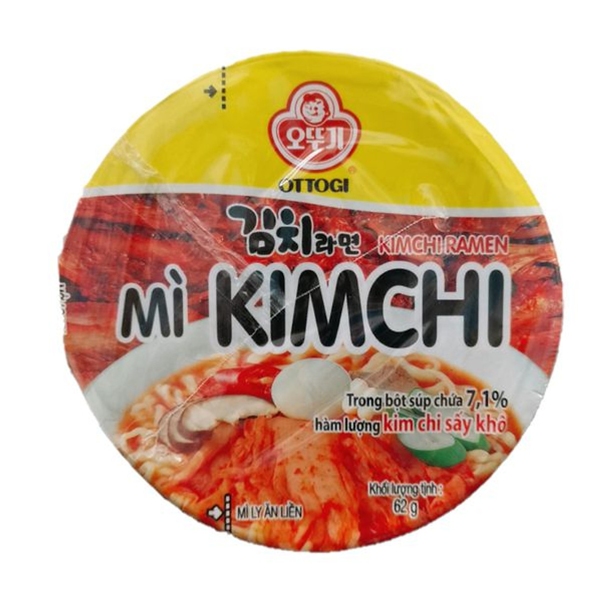 Mì ly kimchi Ottogi 62g
