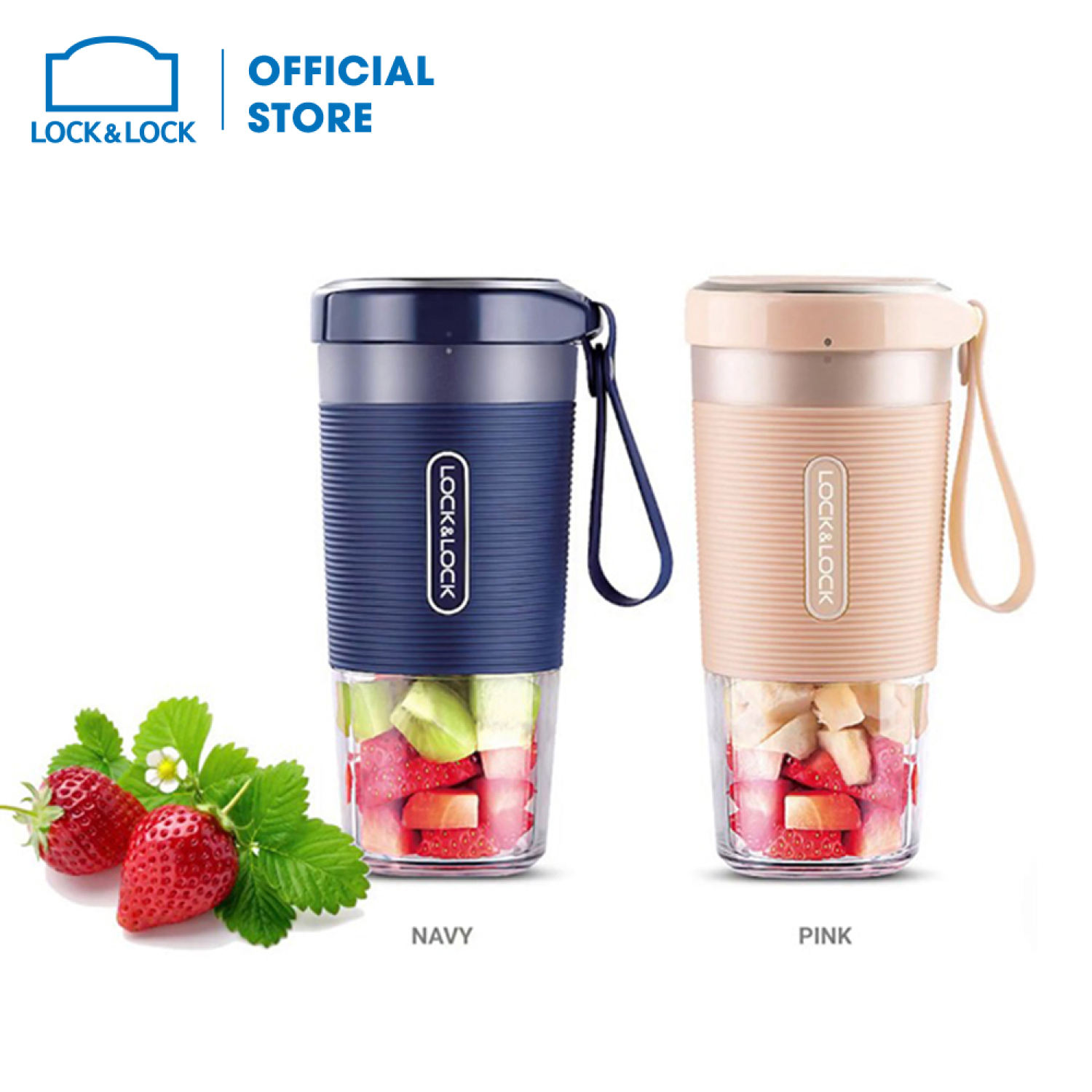 Máy xay sinh tố cầm tay lock&lock 300ml - dùng như bình nước - tiện lợi mang đi - xay mọi lúc mọi nơi - an toàn - hàng chính hãng -ejj321 - bảo hành 2 năm