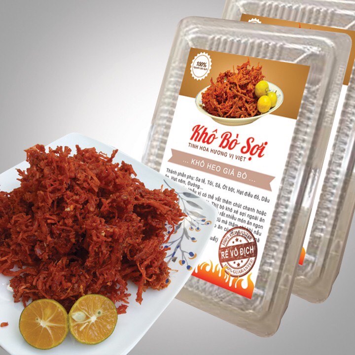 1kg heo khô giả bò sợi thơm ngon ăn là nghiền