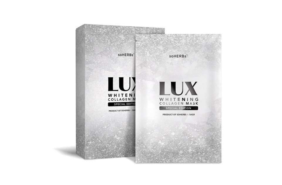 [CHÍNH HÃNG-Date 2027] 1 hộp 3 gói Ủ trắng Lux tinh chất yến tươi collagen truyền trắng Lux soHerbs