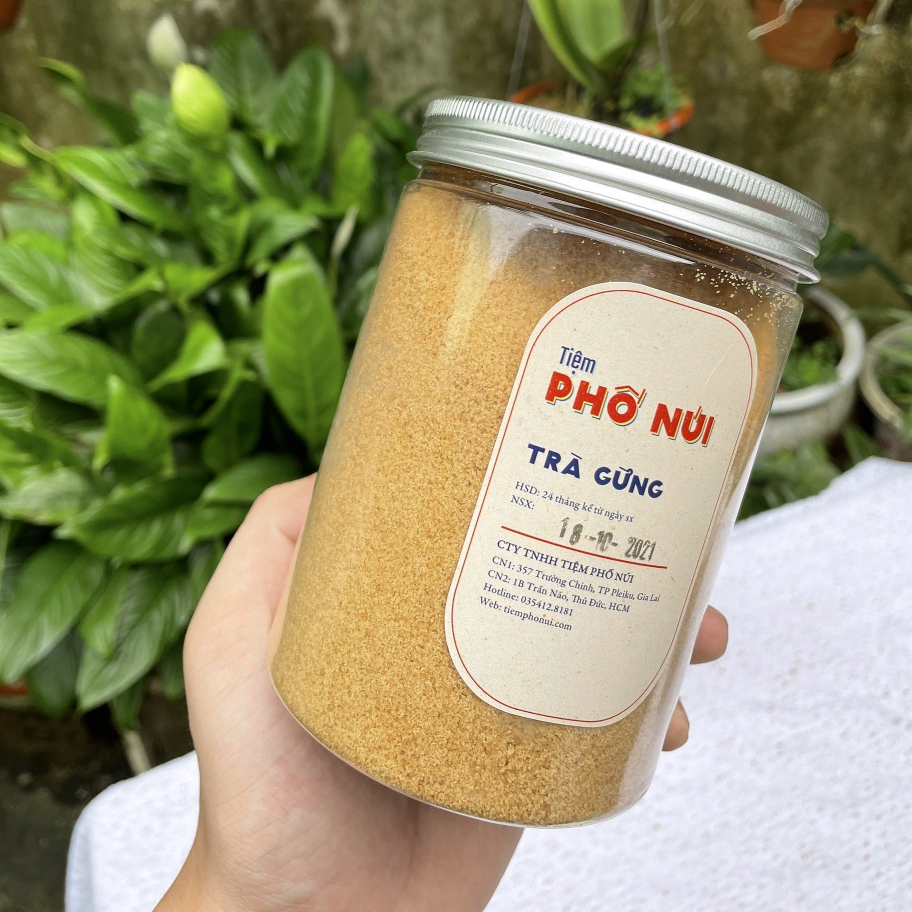 Bột Trà Gừng Thiên Nhiên Nguyên Chất 100% TPN, hỗ trợ tiêu hóa và xương khớp