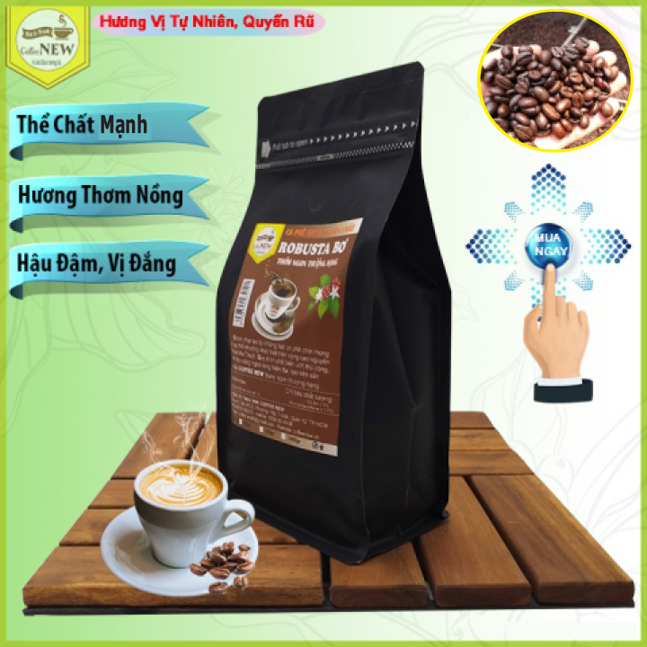 Cafe ROBUSTA BƠ - Hương Vị Độc Đáo - Nguyên Chất - Thơm Nồng - Thể Chất Mạnh - Hậu Ngọt, Vị Đậm Đắng - Coffee New