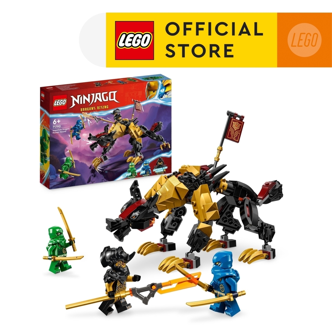 Duy Nhất 6-8.6 LEGO Ninjago 71790 Đồ chơi lắp ráp Quái thú săn rồng