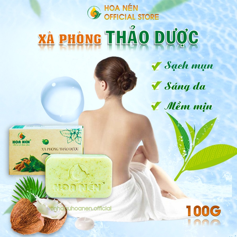 Xà phòng thảo dược ngừa rôm sảy cho bé 100g - Đánh bay nỗi lo rôm sảy an toàn