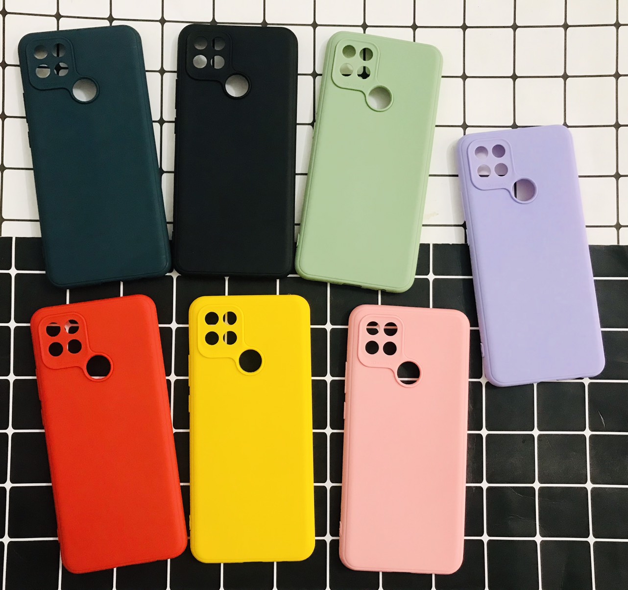 Ốp lưng dẻo màu cho oppo a15 / oppo a15s