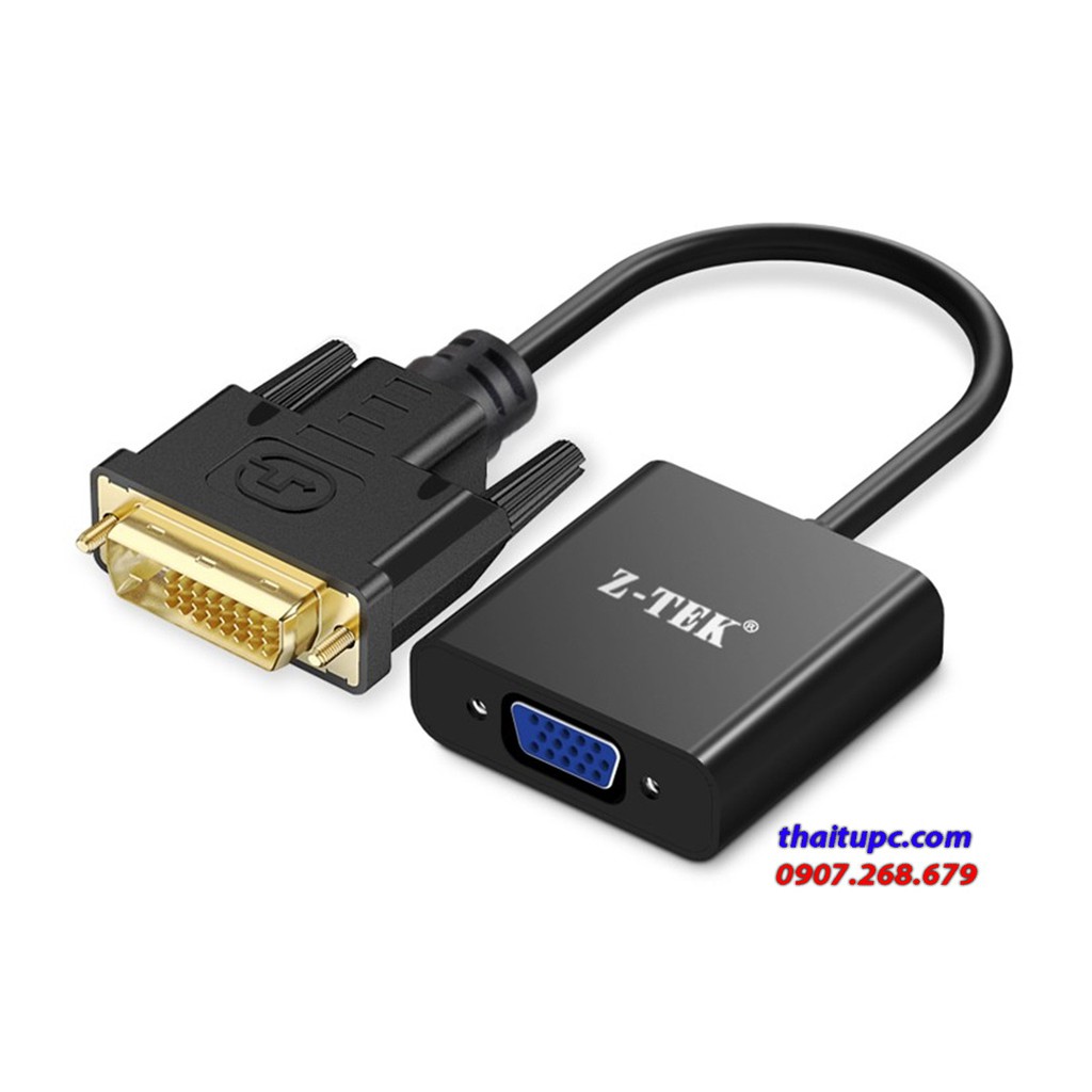 Cáp dvi - vga 20cm z-tek