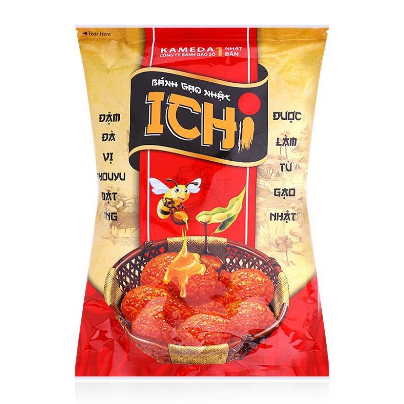Bánh gạo ichi nhật vị mật ong gói 100g