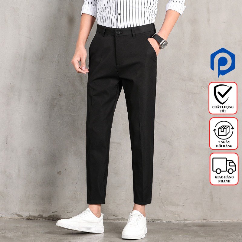 Quần tây nam - quần âu nam hàn quốc chất liệu vải Chéo Pri Store