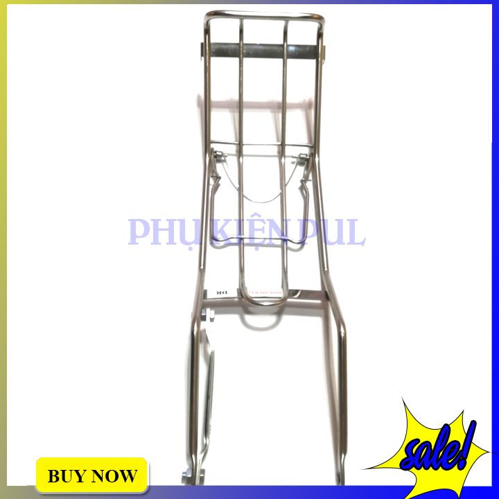 Baga giữa xe Dream màu inox loại 8li