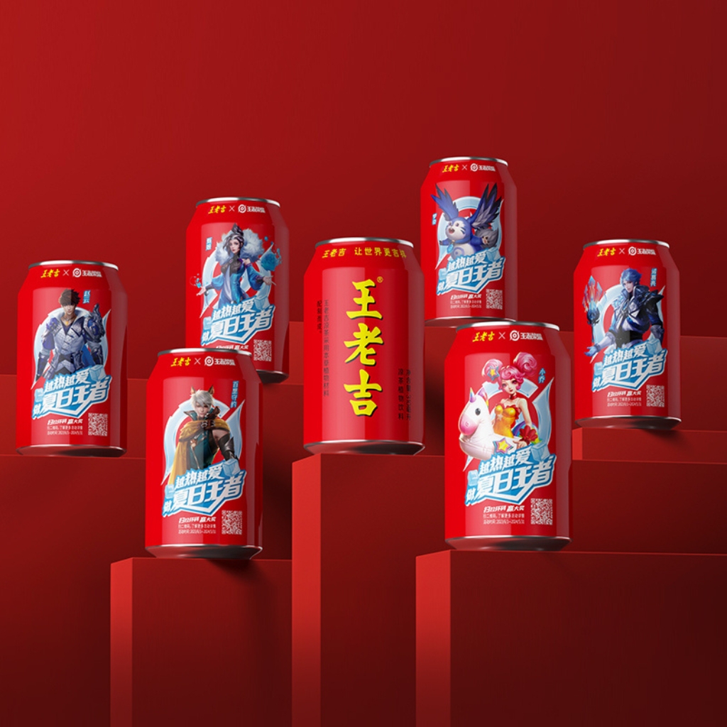 Nước trà sâm thảo mộc wang lao ji thức uống giải nhiệt tốt cho sức khoẻ lon 310ml