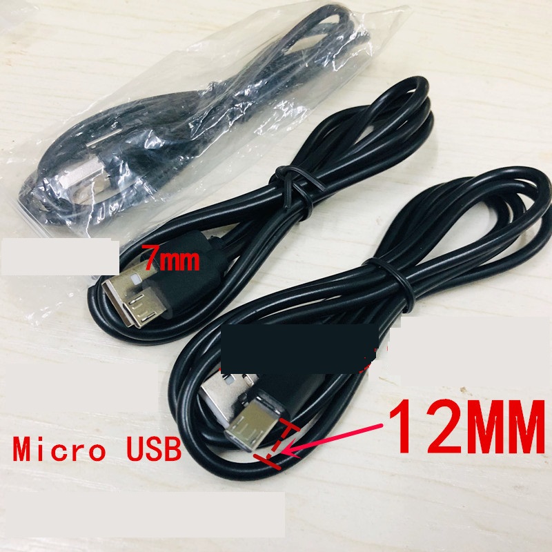 Cáp sạc micro usb chân cắm dài 7mm-12mm