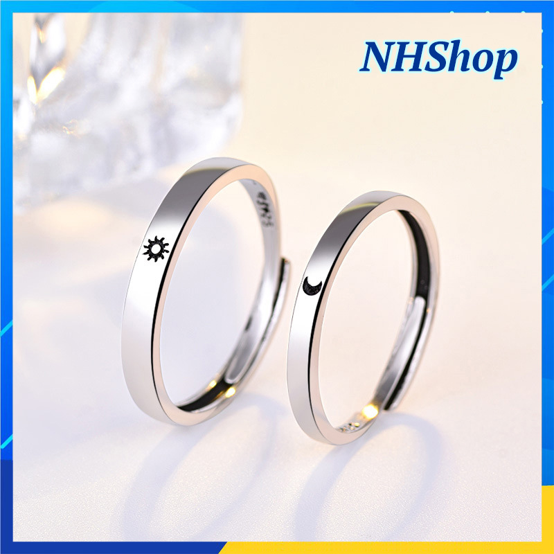 Nhẫn tay Moon Sun XINH XINH - Nhẫn tay Hậu nhuệ mặt trời có thể đeo cặp nam nữ - NHShop