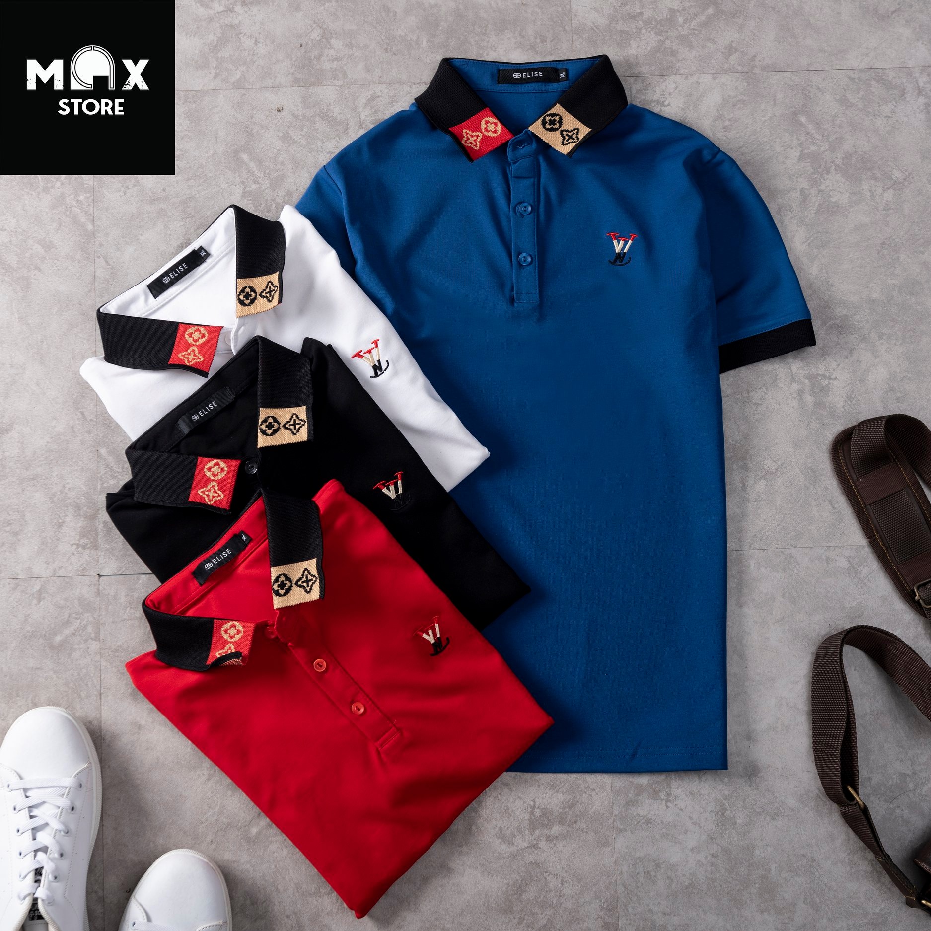 Áo thun nam có cổ thêu hoa hot trend 2020-2021, áo thun nam đẹp , áo nam ngầu , áo nam rẻ , áo nam rẻ , áo nam form ôm , áo nam poloman, áo thun polo nam , áo polo nam