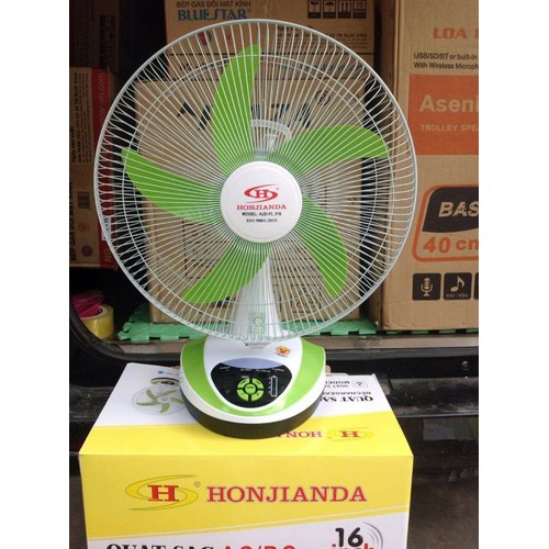 Quạt Sạc Tích Điện Honjianda HJF-FL316