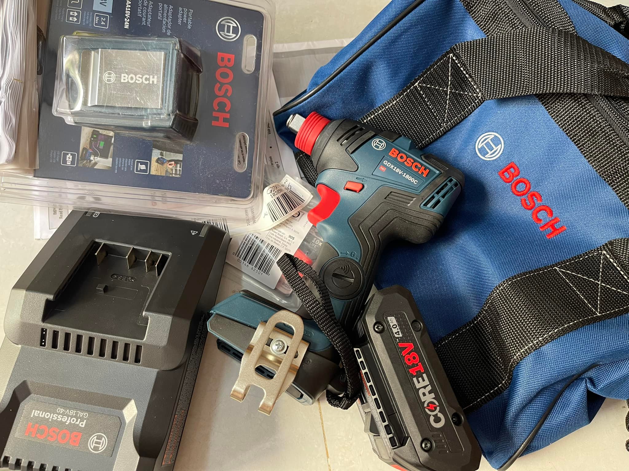 Máy bù lông bosch gdx18v-1800c