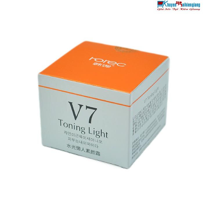 Kem dưỡng trắng và tái tạo da v7 toning light